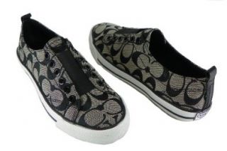 Sneakers, Style A1516 (Black/White/Black) (5.5 M US Women) Shoes