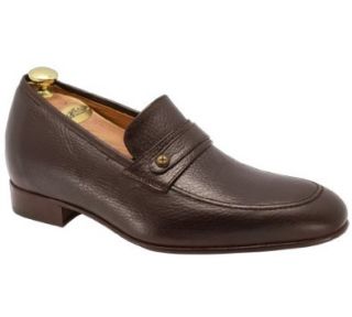 Height Increasing Italian Loafers + 2.75 Inches (7cm) Taller Shoes