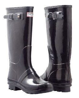  Womens Stylish Rubber Rain Boots   Hunting styles *Black*: Shoes