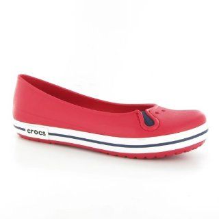 Crocs Crocband Flat Red Womens Shoes Size 11 US: Shoes
