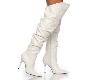 Rampage 11 Thigh High Scrunch Boot Shoes