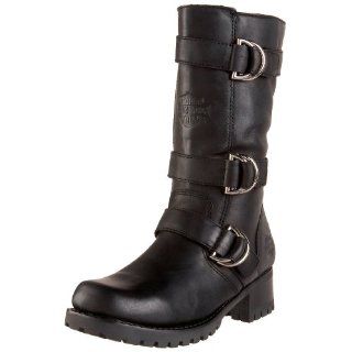 Davidson Womens Angelia 12 Water Resistant Boot ,Black,5 M US Shoes