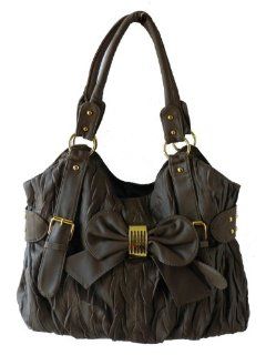 Elegant Color Brown Hobo/Handbag with Bow Tie  Colors Available Shoes