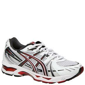 ASICS Mens GEL Kayano 13 Size 9, Width D, Color Silver/Red Shoes