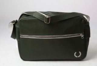 Fred Perry Hunting Green Pebble Embossed Shoulder Bag