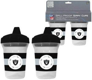 Oakland Raiders Sippy Cup   2 Pack, Catalog Category: NFL