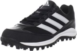 Low Football Cleat,Black/Running White/Metallic Silver,16 M US Shoes