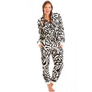 Camille Womens Zebra Print Onesie Pyjamas sizes 6 16 14/16 Clothing