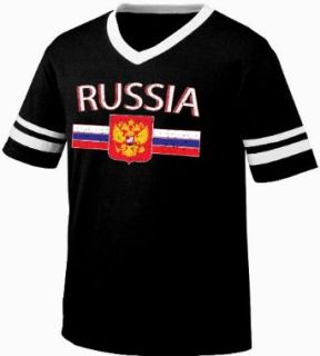 Russia Crest International Soccer Ringer Shirt, Russian