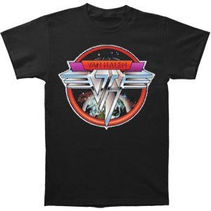 Rockabilia Van Halen Space Logo T shirt Clothing