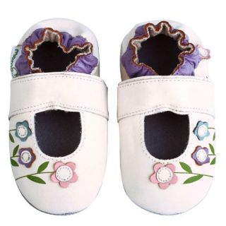 Soft Sole Leather Shoes   Lilies Sandals White (18 24 Months): Shoes