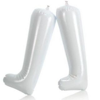 Inflatable Boot Shapers [Set of 3 Pairs]   Universal, White Shoes