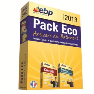 EBP Pack Eco Artisans du Bâtiment 2013   Achat / Vente LOGICIEL