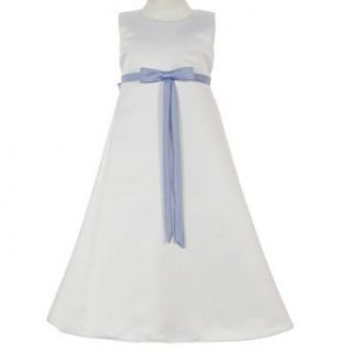 New Flower Girl Dress LITO PERIWINKLE Wedding Kids 4 Lito