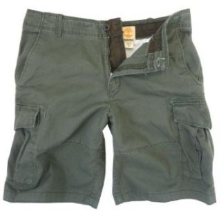 Timberland Mens Cargo Shorts (32, Grape Leaf): Clothing