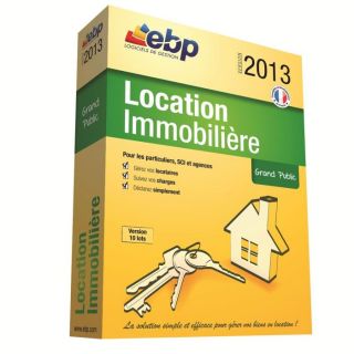 LOGICIEL BUREAUTIQUE EBP Location Immobilière 2013 version 10 Lots