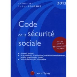 Code de la securite sociale 2012   Achat / Vente livre Philippe
