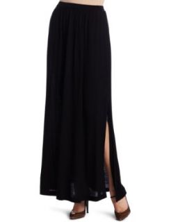 LnA Womens Gypsy Skirt, Black, X Small: Clothing