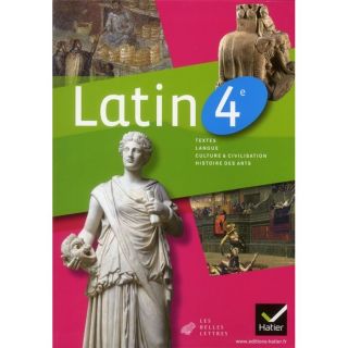 JEUNESSE ADOLESCENT Latin 4ème ; manuel de lélève (édition 2011)
