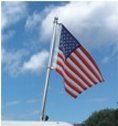 Stainless Steel Boat Flag Pole Kit (24 Inch): Sports & Outdoors