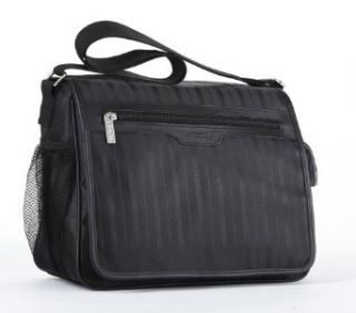 Sachi 49 049 Insulated Fashion Messenger Bag, Black