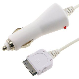 Car Charger for iPod iPhone 3G 3GS (White)  Players