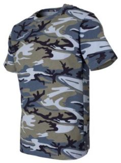 Camouflage Short Sleeve T Shirt Clothing