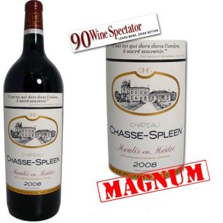 Chasse Spleen 2008 Magnum   Achat / Vente VIN ROUGE Chasse Spleen 2008