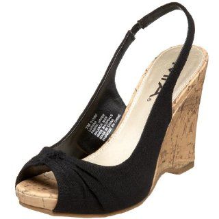 MIA 2 Womens Lorena Slingback Sandal,Black,5 M US Shoes