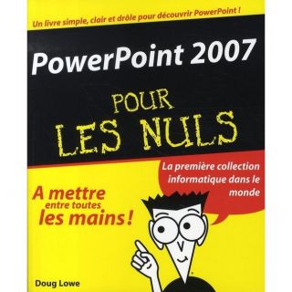 Powerpoint pour les nuls (édition 2007)   Achat / Vente livre Doug