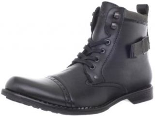 Madden Mens M Kassel Lace Up Boot,Black,13 M US: Shoes