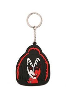 Kiss Rubber Gene Simmons Keychain Clothing