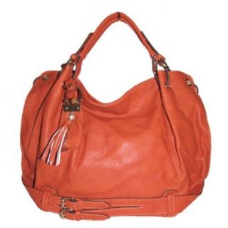 Large Handbag Republic Belted Hobo Handbag (Orange