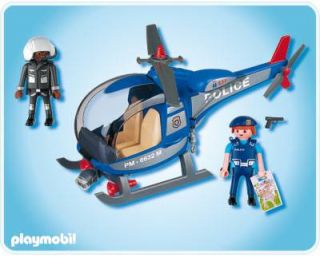 Playmobil 4267   Hélicoptère de police   Achat / Vente UNIVERS