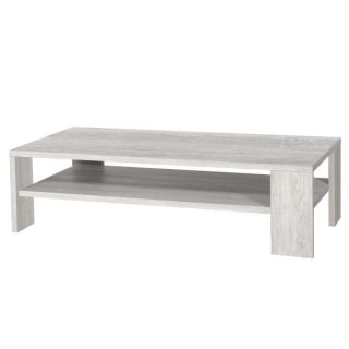 LATHI Table basse 130x65 cm gris clair   Achat / Vente TABLE BASSE