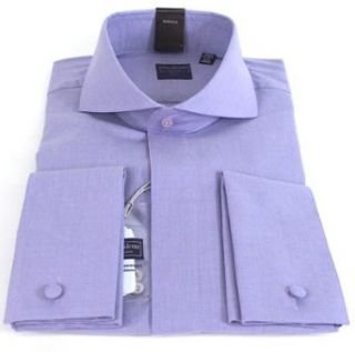 Lavender Purple French Cuff Dress Shirt   Size 16.5 32/33: Clothing
