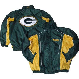 Green Bay Packers Mens Zip Front Wind Breaker Jacket