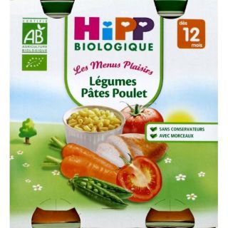HIPP BIO Pots Légumes Pâtes Poulet   12 Mois   Achat / Vente PLATS