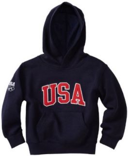 Team USA Boys Fleece Hoodie (Navy, Medium): Clothing