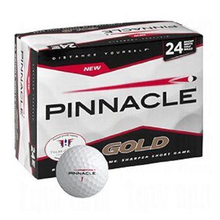 Pinnacle Gold Golf Balls White   24 pack Sports