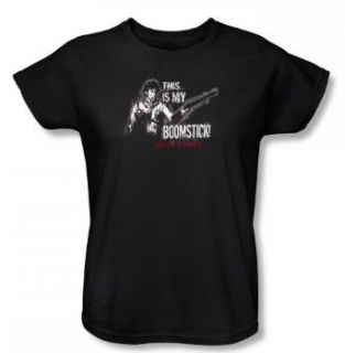 Army Of Darkness   Boomstick Womens T Shirt In Black