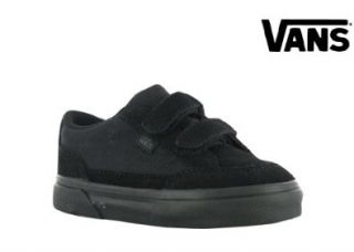  Vans Boys Bearcat V Skate Shoe (Toddler) Black/Black: Shoes