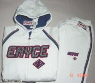 Enyce Full Zipper 2 Piece Hooded Sweatsuit/Jogging Suit in