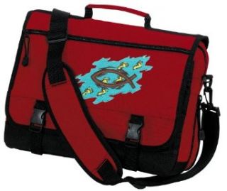 Christian Messenger Bag Red Inspirational School Bag or