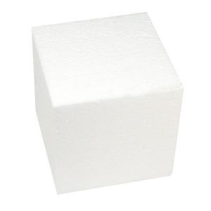 polystyrène 15x15x15cm rayher   Cube en polystyrène de 15x 15 x 15