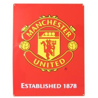 Manchester United FC. Large Established Metal Sign Sports