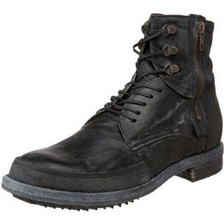  Area Forte Mens 6682 Lace Up Boot,Nero,39.5 M EU / 6.5 D(M) Shoes