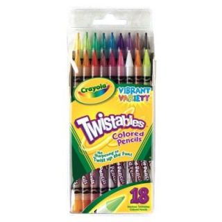 Crayons   18 crayons de couleur twistables   Crayons   18 crayons de