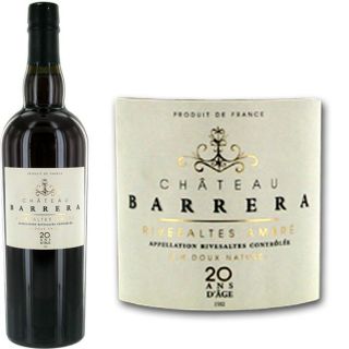 Château Barrera Rivesaltes Ambré 20 ans   AOC Rivesaltes   Vin doux
