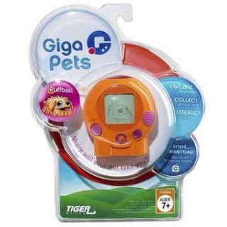 Giga Pets   Hand Held Game Puffball Clothing